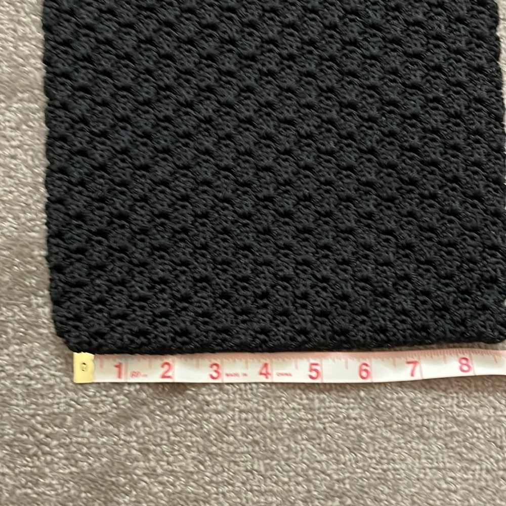 Rare Vintage The Sak Black Crossbody Purse - Picture 2 of 9